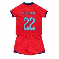 Maglie da calcio Inghilterra Jude Bellingham #22 Seconda Maglia Bambino Mondiali 2022 Manica Corta (+ Pantaloni corti)